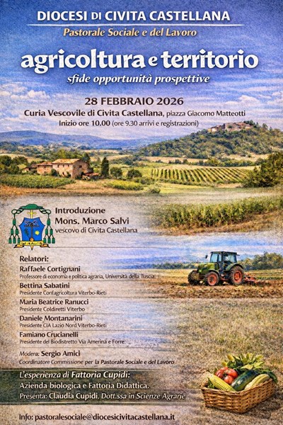 Agricoltura e territorio, sfide e opportunità prospettive 28/02/2026